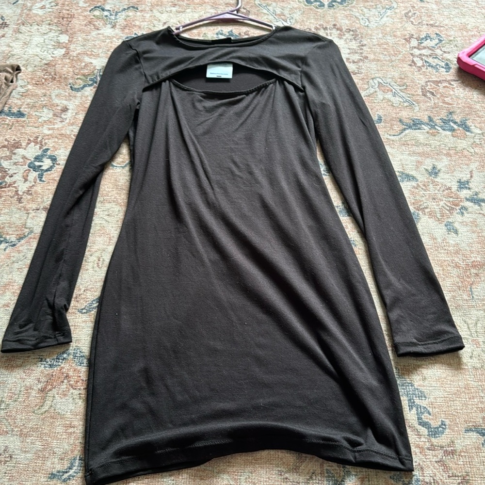 Rue 21 women’s black dress with chest opening
